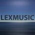 An abstract background graph in blue and white with an inscription LEXMUSIC avatar LEXMusic OPT 70SP - Bells Logo