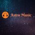 The starry night sky; with the inscription in the middle Astro Music AV AstroMusic - Success Story