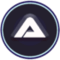 The letter A on a blue background Audiorya AV CL - Cute Logo