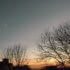 the sky at sunset, with trees and houses in the foreground DAmos AV cl - Me Without You